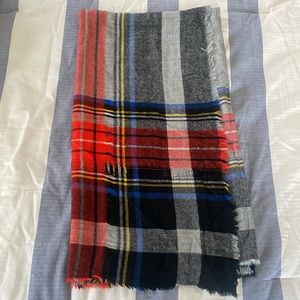 Plaid Blanket Scarf
